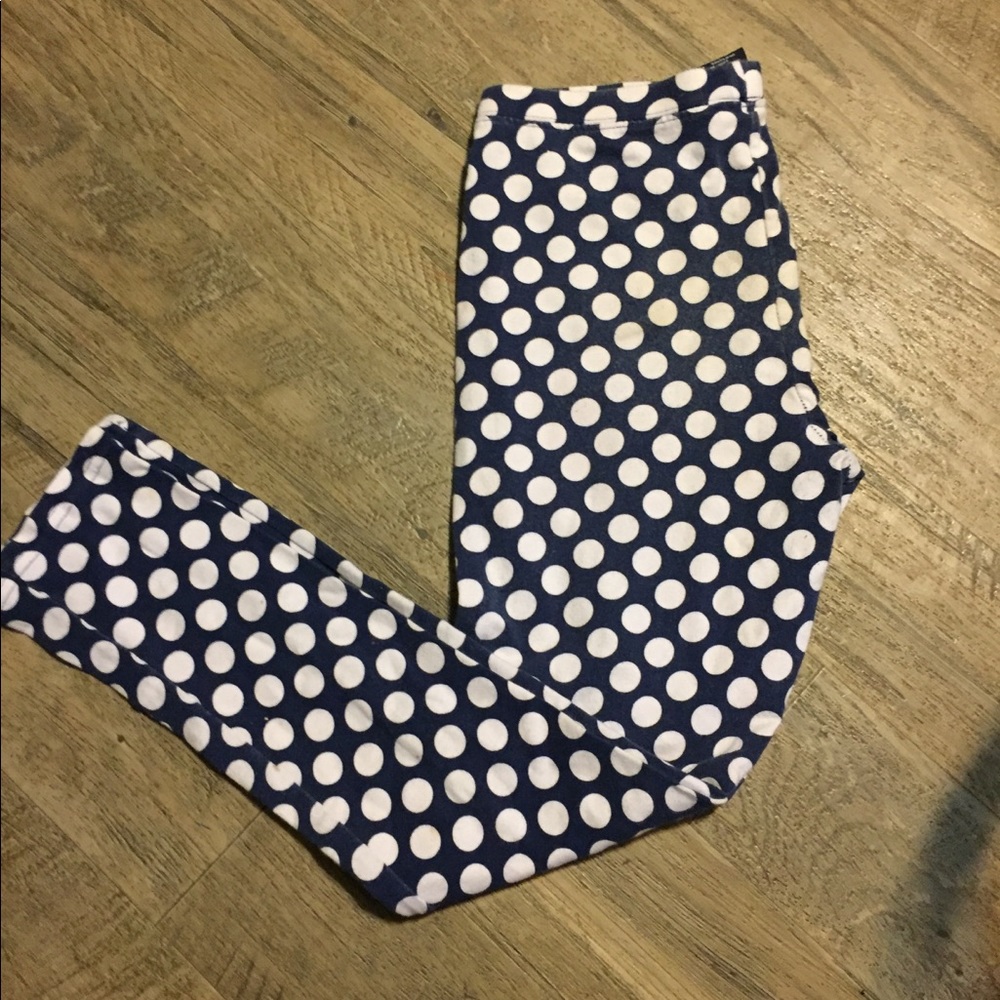 Polka dot leggings